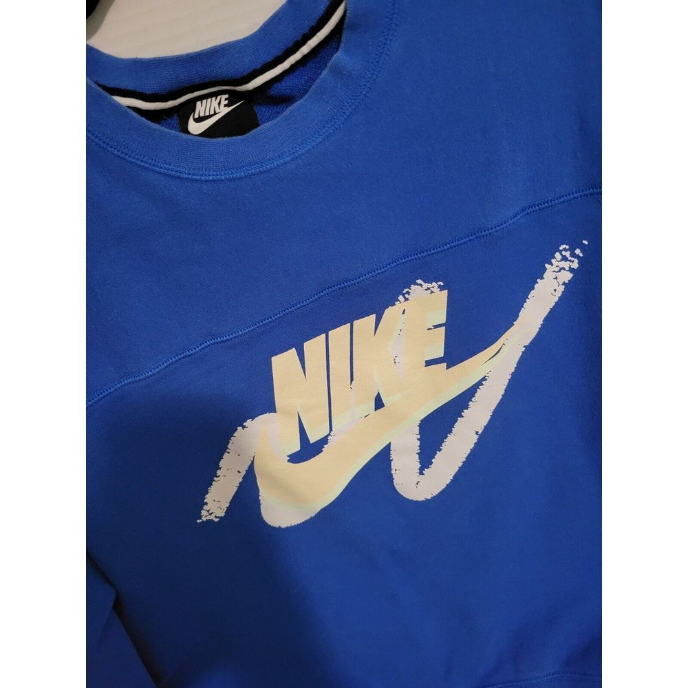 Nike Sweatshirt Blue Size Medium Colorful 80s 90s‎ Style Look